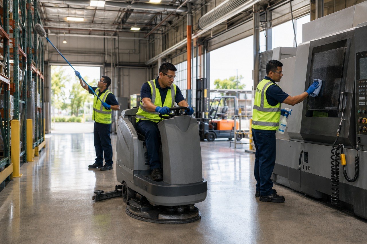 Industrial facility cleaning and maintenance